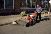 Kersten sweeper in car park