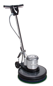 Rotary scrubber polisher